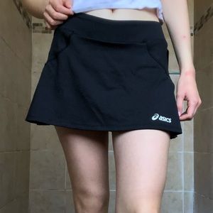 ASICS Black Tennis Skort